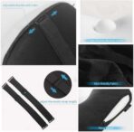 Car Neck Pillow Adjustable Up and Down Style 2 Pack,Car Headrest Pillow for Neck Support Relieves Driving Fatigue, Soft Memory Form and Ergonomic Design Fits Most Heights and Car Seats (Black) - Image 6