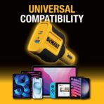 DEWALT Heavy Duty USB + USB C Car Charger Adapter, 49.5W Cigarette Lighter USBA Charger, PD Car Charging Adapter PPS 30W Quick Charge 3.0 Fast Charging for iPhone 17/16/15 Pro Max Samsung Galaxy Pixel - Image 6