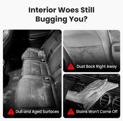 Polishing Cleaner Car Interior, 2026 Upgrade Car Interior Cleaner Spray, All Purpose Car Interior Detailer Cleaner for Dashboards, Seats, Leather, Plastic (2PCS) - Image 3