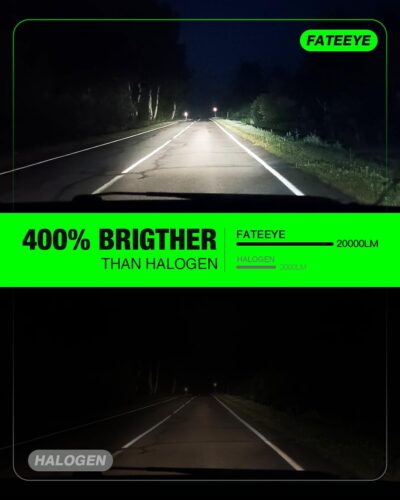 𝟵 𝟬 𝟬 𝟱/𝗛𝗕𝟯 𝟵 𝟬 𝟬 𝟲/𝗛𝗕𝟰 Bulbs Combo – Pack of 4, Super Bright 𝟰𝟬,𝟬𝟬𝟬𝗟𝗠, 𝟭:𝟭 𝗦𝗶𝘇𝗲 6500K Cool White, Fanless Silent Design, 50000-Hour Lifespan - Image 2