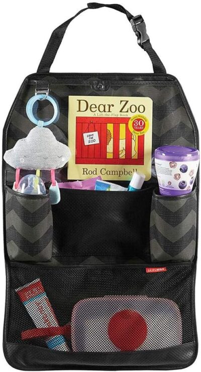 Skip Hop Back Seat Car Organizer, Style Driven, Black, 0.6 lb - Image 5