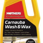 Mothers California Gold Carnauba Wash & Wax, 64 oz. — Cleans, Shines & Protects – Gentle, pH Balanced, Ultra-Sudsy for a Spot-Free, Brilliant Finish. Biodegradable & Won't Strip Wax or Ceramic (05674)