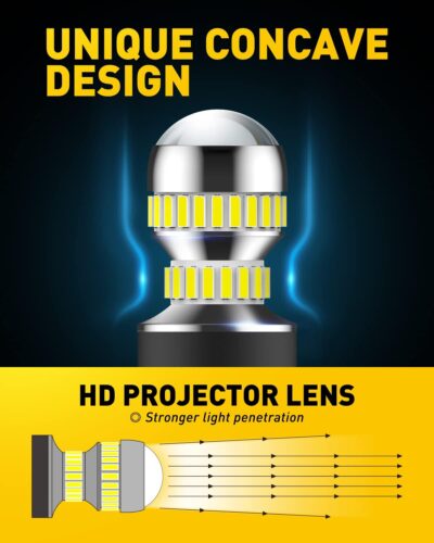 AUXITO 3157 LED Bulb White, Super Bright 3156 3056 3057 4157 3047 4057 3457 4114 LED Bulb for Backup Reverse Tail Brake DRL Signal Parking Lights, Pack of 2 - Image 9