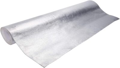 Aluminized Heat Shield Thermal Barrier Adhesive Backed Heat Blanket (12'' X 24'') - Image 5