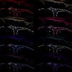 LED Interior Car Strip Light, Multicolor RGB 9 in 1 Optic Ambient Lighting Kits，Dual Control with Switch and A P P, Neon Lights On Car Dashboard with Music Sync Mode (9 in 1) - Image 4