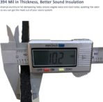 Abahub Sound Deadening 394 mil 16 sqft Heat Shield Automotive Insulation Roll - Car Sound Deadening Material Hood Insulation Pad, Firewall 59"x39" - Image 4