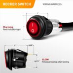 GOOACC 2 PCS 18w Spot Led Light Bar Work Light Pods Off Road Driving Light Fog Light Reverse Lights with 16AWG Off Road Wiring Harness-2 Leads for Truck Truck Boat SUV ATV, 2 Years Warranty - Image 9