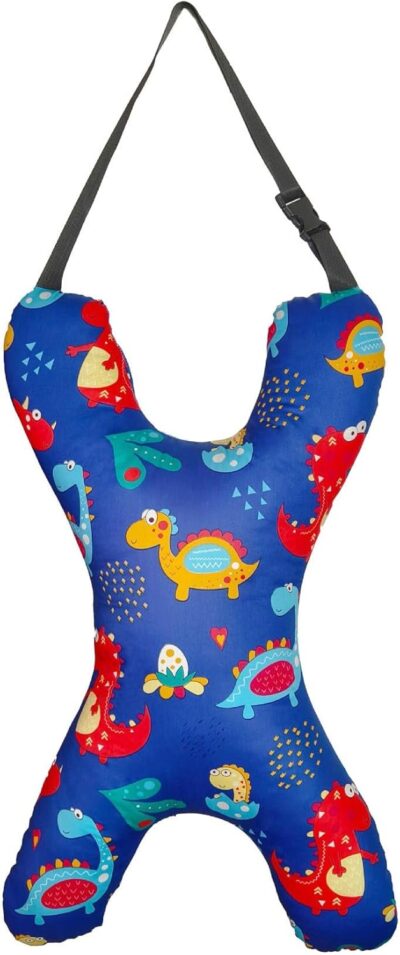 Car Travel Pillow for Kids Adults X-Shaped Car Sleeping Head Support Soft Neck Pillow Head and Body Support Travel Pillow Cushion for Car Seat Pillow Car Aircraft Travel Pillow Headrest for Road Trips - Image 8