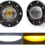 2pcs 3 Inch Flush Mount LED Cubes Pod Lights Off Road Driving Lights Spot Bars Fog Lamps Square Lens 8D LED Work Light For Truck Car SUV ATV UTV Boat Motorcycle