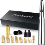 Chrome Bullet Antenna 50 Cal Bullet Car Truck Antenna Truck Accessories Silverado 1500 F150 F250 F350 Ram 1500 GMC Sierra 1500 Ranger Short Replacement Antena (Chrome, 5.5inch)