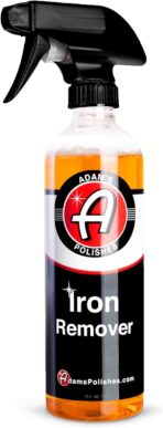 Adam's Iron Remover (16oz) - Iron Out Fallout & Stop Rust Remover Spray for Car Detailing Removes Iron Particles in Auto Paint, Wheels, Motorcycle, RV & Boat - Use Before Clay Bar, Wax or Car Wash