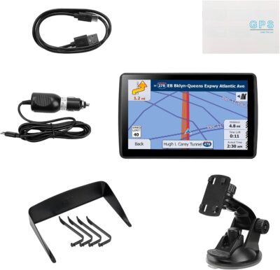 7'' GPS Navigator for Car Truck RV - 2026 North America Maps Free Lifetime Updates, Touchscreen Navigation System, Speed & Red Light Warning, Turn-by-Turn Voice Guidance, for All Cars (Blue) - Image 6