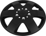 SCITOO 4pcs Set of 15-Inch Black Hubcaps can be Easily Installed on Car Truck SUV,Suitable for a Variety of Models,Beautiful and Rust-Proof - Image 8