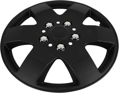 SCITOO 4pcs Set of 15-Inch Black Hubcaps can be Easily Installed on Car Truck SUV,Suitable for a Variety of Models,Beautiful and Rust-Proof - Image 8