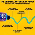 Chemical Guys HydroSlick Intense Gloss SiO2 Ceramic Coating HyperWax - High Shine and Long-Lasting Protection, Ceramic Coating for Cars, Safe for Trucks, SUVs, Motorcycles, RVs, and More - 16 fl oz - Image 6