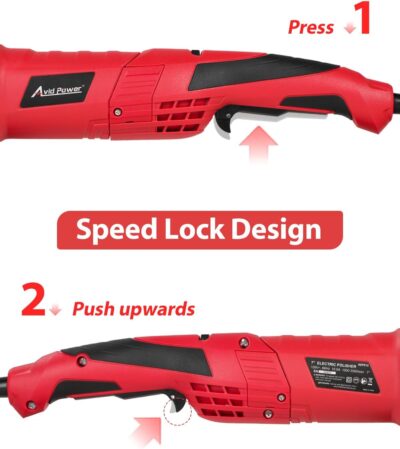 AVID POWER Car Buffer Polisher, 6 Variable Speed 1000-3500 RPM, Rotary Buffer Waxer Kit with 6-inch and 7-Inch Backing Plate, 1200W Car Polisher for Car Detailing, Polishing, Waxing - Image 6