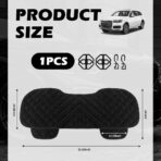 Plush Car Seat Covers with Side Pockets,Warm & Breathable Car Back Seat Cover for Cars Seats Protection,All-Season Anti-Slip Back Seats Cover for Cars Interior Accessories - Image 2