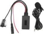 Bluetooth cda, Bluetooth 5.0 AUX Cable Adapter with Microph Handsfree Car Fit for Kit ABS DC12V