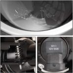 iJDMTOY OEM-Spec Projector Lens Fog Light Assemblies Kit, Compatible with Chrysler 200 300; Compatible with Dodge Challenger Dart Durango; Compatible with Jeep Grand Cherokee - Image 9