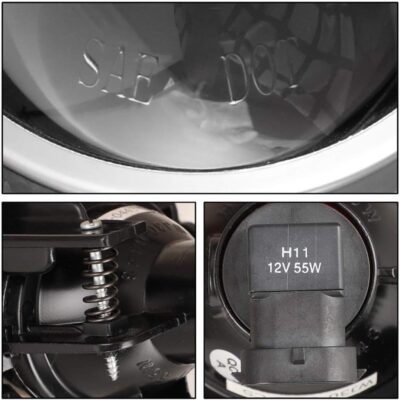 iJDMTOY OEM-Spec Projector Lens Fog Light Assemblies Kit, Compatible with Chrysler 200 300; Compatible with Dodge Challenger Dart Durango; Compatible with Jeep Grand Cherokee - Image 9