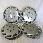 Set of 4 14" Push-on Silver Hubcaps for Toyota Camry 1997-1999 - Image 2