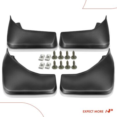 A-Premium Set of 4PCS Mud Flaps Splash Guards Mudguards Mudflaps with Hardware Accessories Compatible with Volvo XC90, 2015-2023, Sport Utility, Bolt On, Front and Rear (Driver & Passenger Sides) - Image 8