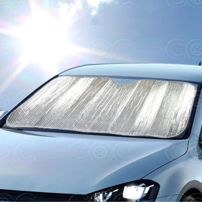BDK Car Windshield Sun Shade - Standard Size Windshield Sun Shade Accordion Folding Style for Front Windshield - Heatshield Sunshade for Truck, SUV, & Van Car Window Shades Front Windshield - 57 x 24 - Image 7