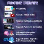 Wireless CarPlay Adapter CarlinKit 3 in 1 Ai Box Only for Wired CarPlay Touch Screen Cars, Support Android 13.0 System Wireless CarPlay Android Auto YouTube Netflix GPS+Glonass - CPC200-Tbox LED - Image 2