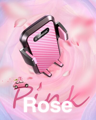 VANMASS【85+LBS Strongest Suction & Military-Grade Ultimate Car Phone Mount【Patent & Safety Certs】 Cell Phone Holder Truck for Dashboard Windshield Vent for iPhone 17 Pro Max 16 15 for Samsung, Pink - Image 2