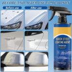 2026 New Car Coating Spray, Quick Effect Ceramic Wax Polish, All-in-One Waterless Wash & Scratch Repair Spray, Removes Oil Film, Enhances Gloss & Hydrophobic Protection - Image 3