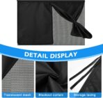 2 Pack Car Window Shades with 10 Strong Magnets 26.8"x18.5" Dual Layer Car Rear/Side Window Sunshade - Full Blackout Semi-Transparent 2-in-1 Universal Auto Sun Shade Privacy Screen - Image 4