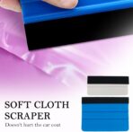 18PCS Window Tint Car Kit,Multi-Function Car Window Tint Kit Includes Scraper,Felt Scraper,Mini Vinyl Scrapers and Cutting Knife with Blade,Professtional Tints Kits for Cars - Image 6