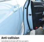 Universal Car Door Guards 33Ft(10M), Rubber U Shape Edge Trim Protection Strip, Black No-Glue Design Fits Most Vehicles - Image 6