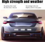 20 PCS Car Reflective Stickers, Intense Reflective Waterproof Adhesive Stickers for Safe Driving, High-Intensity Scratch-Resistant Reflective Decal, Car Accessories (Silver) - Image 6