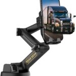 Truck Phone Holder Mount,Car Phone Holder,Dashboard Windshield Phone Holder 16.9 inch Long Arm,Super Suction Cup Compatible with Pickup Truck,Commercial Truck and All Phone