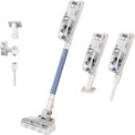 Bissell PowerClean 200W Self-Standing Cordless Vacuum w/Tangle Free Brush Roll, Removeable Battery, Wall Mount, Upholstery Tool & Bright Headlights, 4173