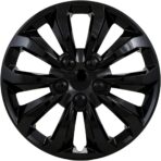 CCI Wheel Covers 106114BLK, Automotive Grade ABS, Gloss Painted/Black, 14 Inch, 10 Spoke, Universal Fit - Image 2
