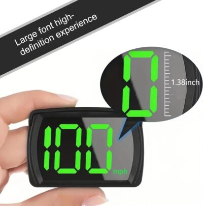 Downhill 1 PC GPS Speedometer HUD Display, Y03 Head Up Speed Digital Screen, USB Plug-in Daytime Speedometer Charger, Universal for Most Cars, Trucks, SUVs (Black) - Image 5