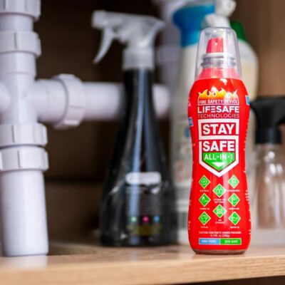 StaySafe All-in-1 Portable Fire Extinguishing Spray By LifeSafe Technologies | Compact Fire Extinguisher For 10 Types of Fires | Non-Toxic, Non-Hazardous & Eco-Friendly - Image 5