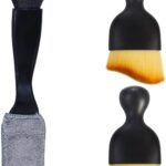 3 PCS Car Interior Detail Dust Brush,Soft Car Interior Detailing Kit Tools,Dash Duster Brush for Auto,Truck,SUV,RV Interior Cleaning