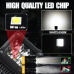 Motorcycle Fog Lights, 2'' Inch 27W Spot Mini Cube Work Driving Pod Lights for Offroad Trucks ATV UTV SUV 4x4 Pick Up Car Boat - Image 3