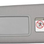 Dasbecan Gray Left Driver Side Sun Visor Compatible with Hyundai Elantra 2011 2012 2013 2014 2015 Replaces# 852103X000TX