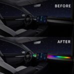 for Tesla Model 3 Y LED Interior Lights Ambient Lighting, Tesla Model 3 Y RGB LED Neon Light Kits, Tesla Model 3 Y Accessories 2021 2022 2023, DC 12V - Image 3
