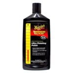 Meguiar's M205 Mirror Glaze Ultra Finishing Polish, Easy-to-Use Formula for Impeccable Shine, Multiple Ways to Apply Mirror Glaze, Removes Defects and Swirls for a High Gloss, 8 Oz Container