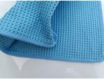 Car Cleaning Cloth 1Pcs Microfiber Wax Polishing Glass Wash Towel Soft Water Absorbent Window Clean Wipe(Blue) - Image 8