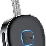 Bluetooth Receiver, LAICOMEIN Portable 3.5mm Aux Car Adapter, Bluetooth Wireless Audio Receiver for Car/Home Stereo/Wired Headphones/Speaker, 16H Battery Life