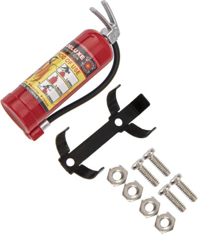 2Pack Simulation Fire Extinguishers with Stickers Decoration Part Compatible with Traxxas TRX4 Axial SCX10 Tamiya CC01 D90 1/10 RC Crawler - Image 4