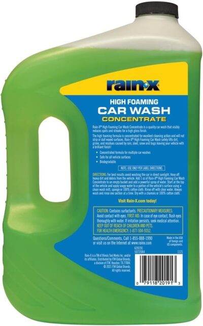 Rain-X 620191 Foaming Car Wash - 100 fl oz. High-Foaming, Concentrated Formula For Greater Cleaning Action, Safely Lifting Dirt, Grime And Residues For An Exceptional Clean - Image 4