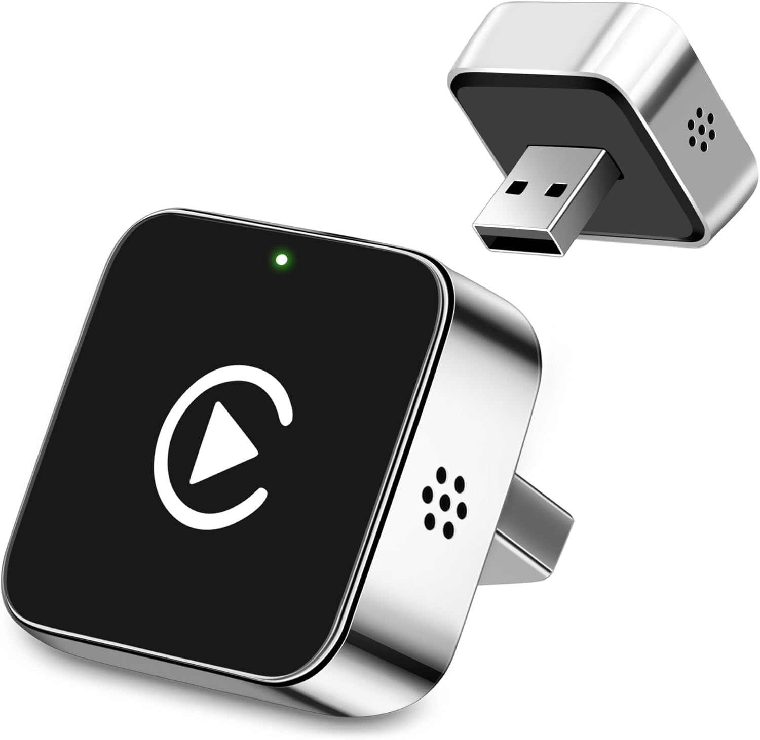 61AswOiG9CL._AC_SL1500_.jpg 2026 Upgraded Wireless Carplay Adapter, Convert Wired to Wireless for CarPlay&Android Auto, Car Play Adapter for iPhone Mini Small Size, USB/Type-C Plug and Play with iOS Android 10+. - Image 1