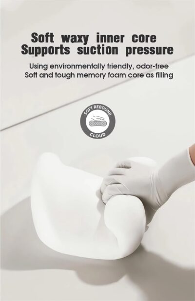 Car Headrest & Lumbar Support Cushion Ergonomic Car Seat Neck Back Rest Pillows Orthopedic Memory Foam Head Rest and Lower Lumbar Support Pillow Set Backrest Driving Seat Office Chair Support (Black) - Image 5